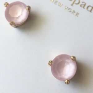 Kate Spade Rise and Shine Stud Earring Rose quartz